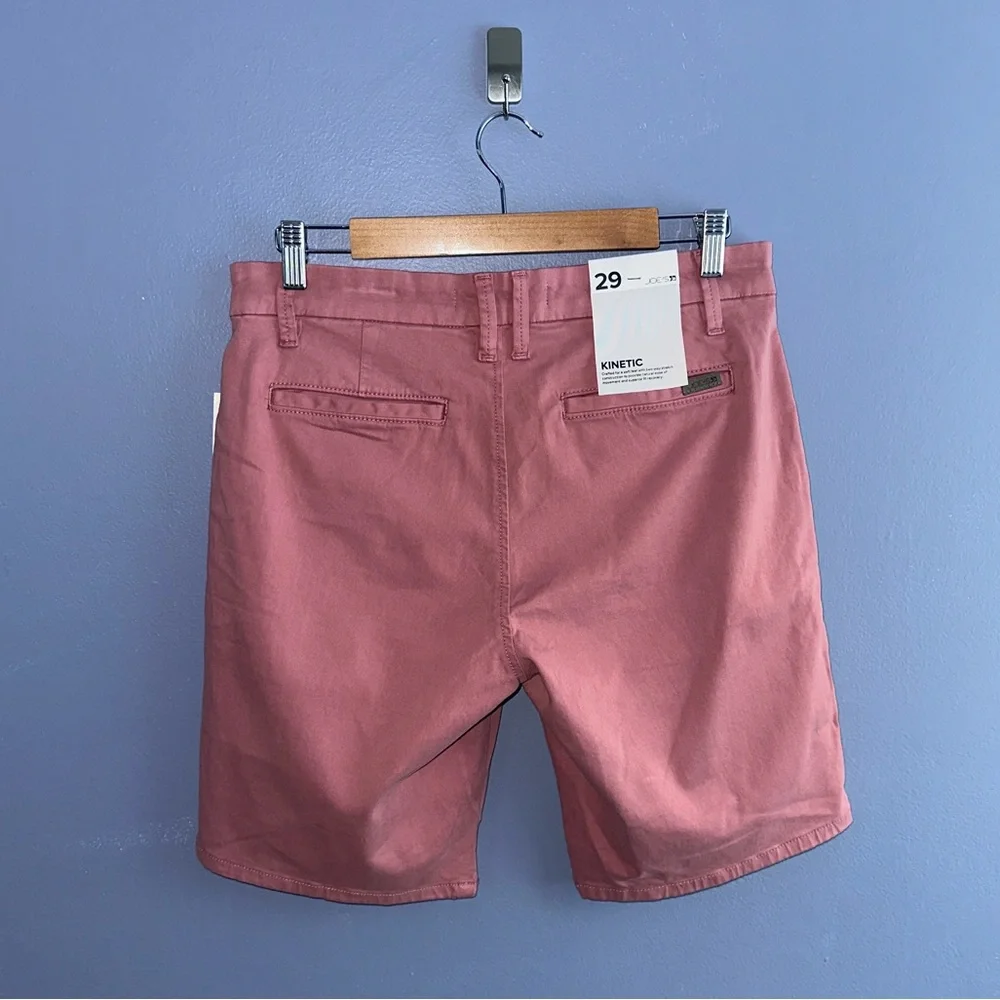 Joe’s‎ Jeans Men’s Kinetic Chino Shorts In Mesa Red New With Tags Size 29